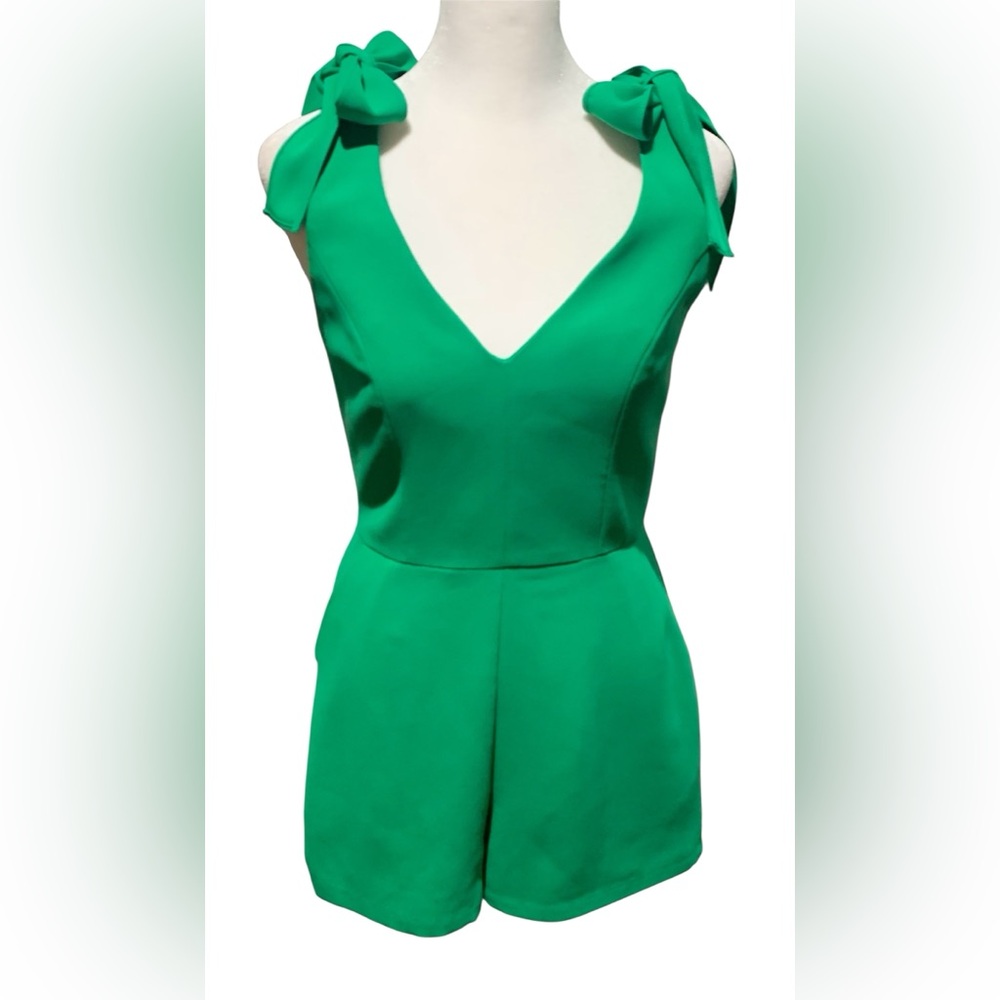 Amanda Uprichard V-neck Romper